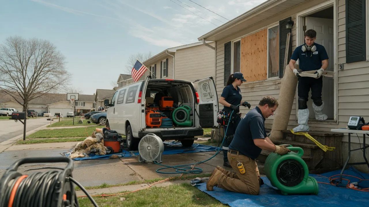 Water Damage Restoration in Alexander, IL near me